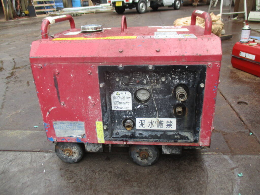 油谷№4102 高圧洗浄機 ツルミポンプ HPJ-5ESY6