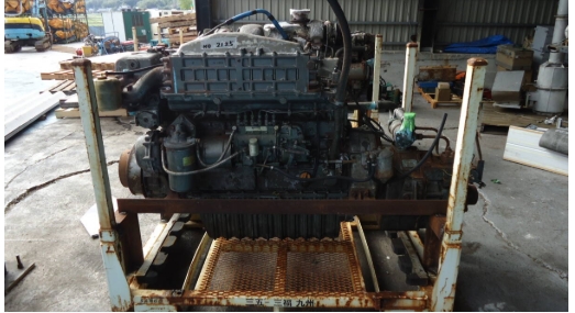 油谷 №2125 福岡から ヤンマー 6CHK-DT 190馬力 ディーゼルエンジン マリンエンジン 2500RPM 中古 漁船 メーター付 船内機 船 エンジン