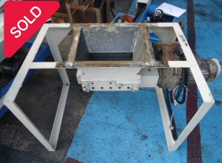 油谷№4159 破砕機 動作良好 粉砕機 シュレッダー チッパー 三相200V 2.2KW ゴム 廃プラスチック リサイクル クラッシャー 中古