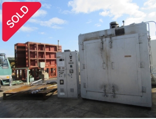 油谷 №4134 ベーキング炉 電気炉 600度 大光炉材 TE-BE-04 熱処理 焼付 マッフル炉 チャンバー炉 焼成機 乾燥炉 大型 横扉式 溶融炉 中古