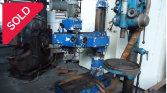 油谷 №4169 ラジアルボール盤 TOA TRD800C 三相200V 工作機械 中古 ラジアルバイス アーム600㎜ 中ぐり穴あけ 速度調整6段 32㎜ 自動送り