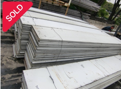 油谷 №7117 万能板 3m 226枚 工事用フェンス 目隠し 柵 フラットパネル 足場用囲い 仮設仮囲い 安全鋼板 鋼板 中古 足場 壁材 中古 擁壁