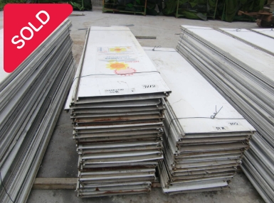 油谷 №7112 万能板 2m 84枚 工事用フェンス 目隠し 柵 フラットパネル 足場用囲い 仮設仮囲い 安全鋼板 鋼板 中古 足場 壁材 中古 擁壁