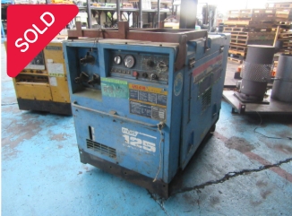 油谷 №2067 エアーマン エンジンコンプレッサー PDS125 ディーゼルエンジン式 エアーコンプレッサー 中古 いすゞ3LD1 3LD2 白煙すごい