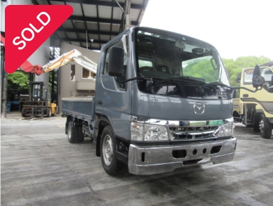 油谷 №5006 カッコいい！ H17年 2005年 マツダ タイタン 1.5tトラック 1トン半 荷台鉄板 24万㌔ 程度良好 平ボディ 中古 ナビ 福岡