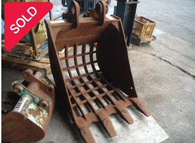 油谷 №213 スケルトンバケット 0.25クラス ピン径50㎜ アーム幅197㎜ バケット幅670㎜ 選別 コンガラ 石 重機ショベル 選別バケット