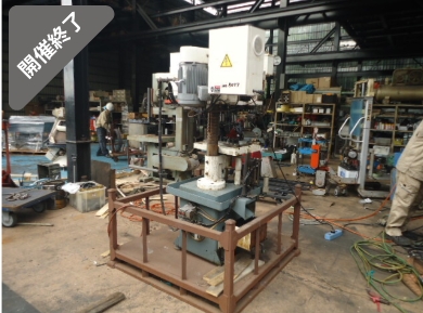 油谷 №8077 精密 自動タッピングマシン 多軸ボール盤 タップ盤 ハイタップ O1B-TMS 4か所同時穴開け 逆タップ盤 自在式S型チャック