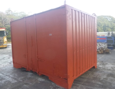 油谷 №8115 JRコンテナ コンテナ 物置 フェンス 擁壁 12フィート ガレージ プレハブコンテナハウス コンテナボックス 箱 荷箱 バイク収納