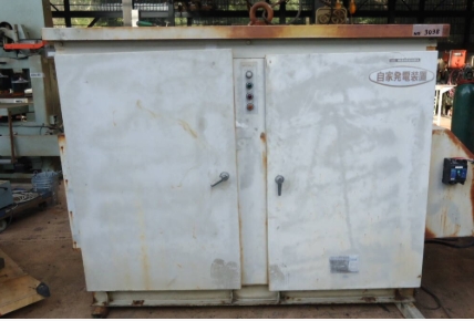 油谷 №3038 発電機 西芝 NPF型 45KVA 非常用発電機 ディーゼルエンジン 22時間 60HZ 連続使用OK 中古 マツダXB 三相200V 大型