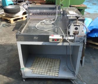 油谷 №308 ゆべしカッター ワタナベ WK-UW のし餅 ゆべし 酒粕 餅切断機 角餅 カッター 和菓子 切り餅 製パン 食品加工機械 中古