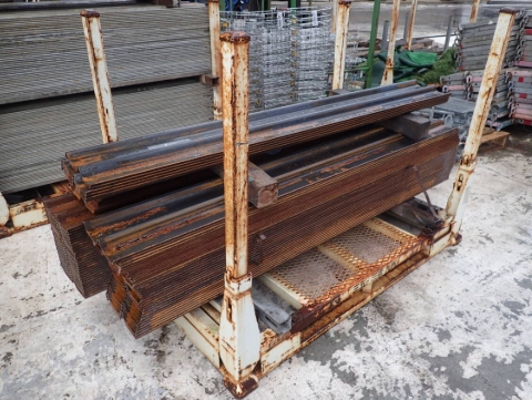 油谷№236 軽量矢板 シートパイル 矢板 軽量鋼矢板 2型 日鉄建材 LSP-2 長さ2000㎜ 2M 土留 フェンス 擁壁 中二階床材 フロア材 打ち込み