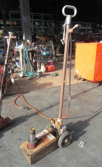 油谷 №6205 エアージャッキ 35T ブースタージャッキ フロアジャッキ 35トン 小野谷 T350 耐荷重35T 自動車整備 トラック 重機 リフト