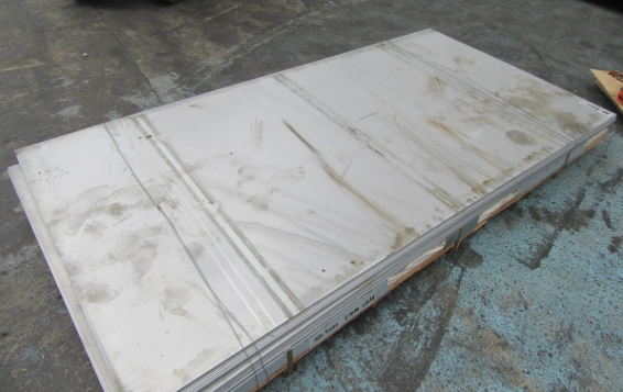 油谷 №5000 鉄板 2440㎜×1220㎜ 厚2.3㎜ 在庫46枚 薄板 トラック 荷台 亜鉛メッキ 架装 製作加工 板シート 鈑金 板金 防錆 工作 中古