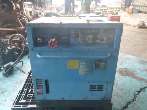 油谷 №4128 北越 PDS90s エアーマン エンジンコンプレッサー ディーゼルエンジン ヤンマー3T75HL エアーコンプレッサー中古 247時間