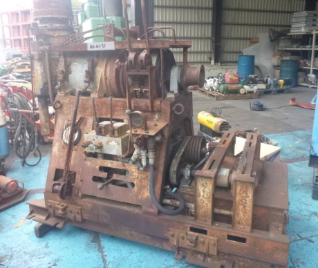 油谷 №4131 ボーリング 機械 試錐機 試錘機 ボーリングマシン 井戸 さく井 地質調査 地盤改良 東邦地下工機 温泉 地下水 井戸掘り