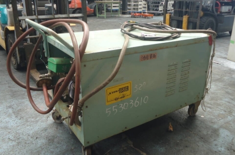 油谷 №4176 高圧洗浄機 動作良好 200V 22KW 30馬力 超高圧洗浄機 水圧 マンホール洗浄 漁網 船底 大型中古 ビルメン 強力ウォッシャー