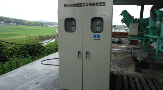 油谷 №2201 キュービクル 変電設備 高圧受電設備 50KVA 60HZ 低圧 高圧 トランス 変圧器 キューピクル 2011年製 自家発電装置 中古屋外型