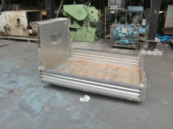 油谷 №8293 ミニキャブ ステンレス 荷台 ダンプ 三菱 軽トラ 鬼銀ダンプ 軽トラック 純正 荷箱 カスタム SUS304 中古 福岡から